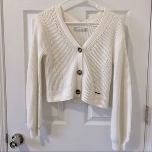 Abercrombie Cropped Knit Cardigan - LIKE NEW
